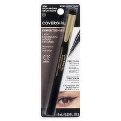Cover Girl - Exhibitionist Lash Enhancing Liquid Eyeliner Rich Brown, 1 Millilitre