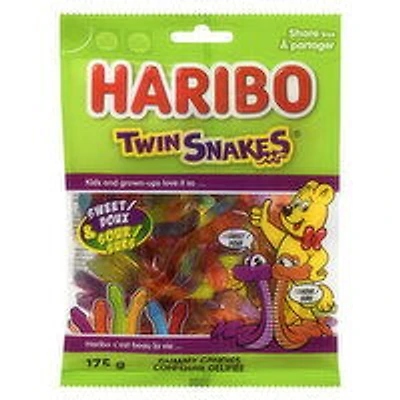 Haribo - Haribo Twin Snakes, 175 Gram