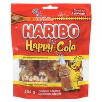 HARIBO - Candy Gummi Happy Cola, 284 Gram