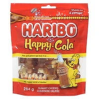 HARIBO - Candy Gummi Happy Cola, 284 Gram