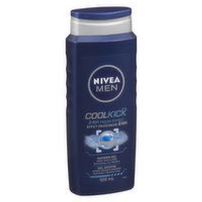 Nivea - Men Cool Kick Shower Gel, 500 Millilitre
