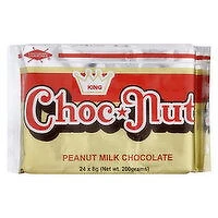 King - Choc Nut Peanut Milk Chocoalte, 240 Gram