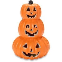Halloween - Pumpkin 3 Tier Decor LED, 13.5 in, 1 Each