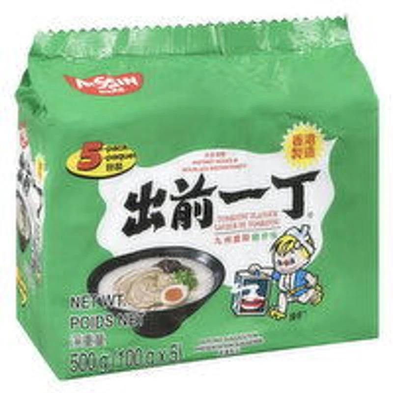 NISSIN - Instant Noodles Tonkotsu (Pork), 5 Each