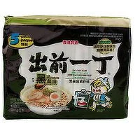NISSIN - Instant Black Garlic Oil Tonkotsu Flavor, 5 Each