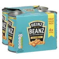 HEINZ - Baked Beans 4Pk, 1.6 Kilogram