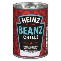 HEINZ - Baked Beans Fiery Chilli, 390 Gram