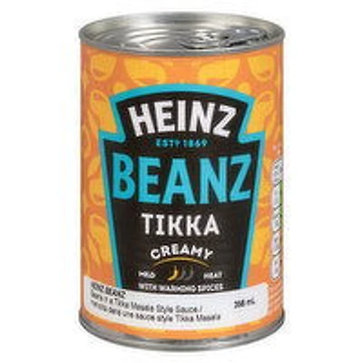 HEINZ - Baked Beanz Tikka Creamy, 390 Gram