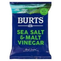 Burts - Sea Salt & Malt Vinegar Crisps, 150 Gram