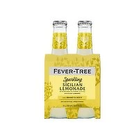 Fever Tree - Fevertree Sparkling Sicilian Lemonade, 4 Each