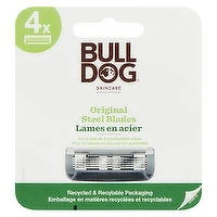Bulldog - Original Blades for Men, 4 Each