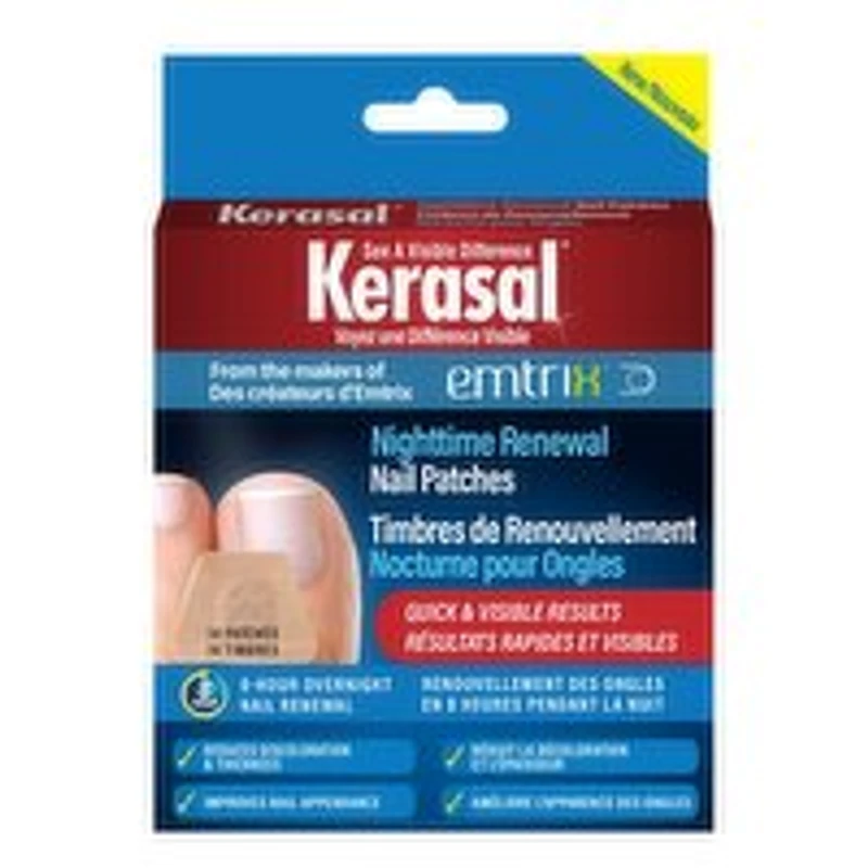 Kerasal - Nighttime Renewal Nail Patches, 14 Each