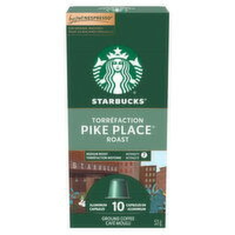 Starbucks - Pike Place Roast, Capsules by Nespresso, 53 Gram