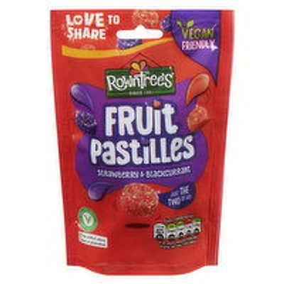 Rowntrees - Fruit Pastilles, Strawberry & Blackcurrant, 143 Gram