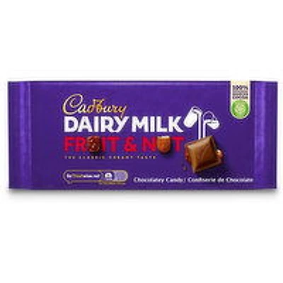 Cadbury - Chocolate Bar,  Fruit & Nut, 180 Gram