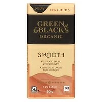 GREEN & BLACK'S - Smooth Organic Dark Chocolate 50% Cocoa, 90 Gram