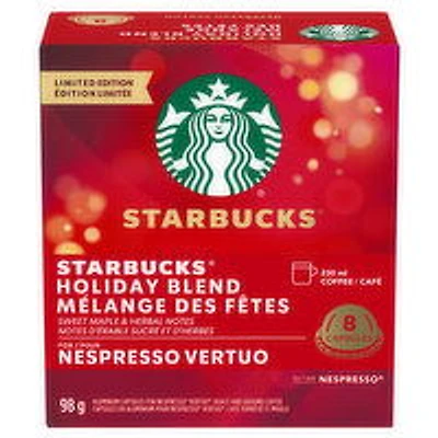 Starbucks - Nespresso Vertuo Holiday Blend, 98 Gram