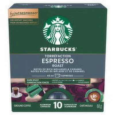 Starbucks - Espresso Roast Capsules For Nespresso Vertuo, 68 Gram