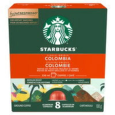 Starbucks - Colombia Capsules for Nespresso Vertuo, 100 Gram