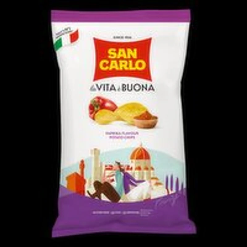 San Carlo - Paprika Chips, 150 Gram