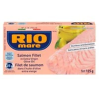 Rio Mare - Rio Mare Salmon Fillet Olive Oil, 125 Gram