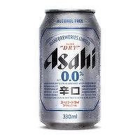 Asahi - Super Dry 0.0%, 355 Millilitre