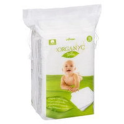 Organyc - 100% organic cotton squares, Baby 60 pcs, 60 Each