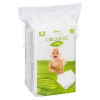 Organyc - 100% organic cotton squares, Baby 60 pcs, 60 Each