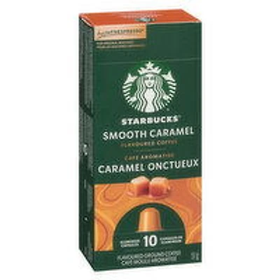 Starbucks - Nespresso Smooth Caramel Pods, 10 Pack, 51 Gram