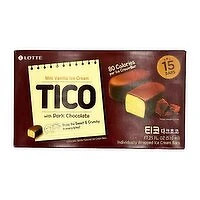 LOTTE - Tico Dark Chocolate Ice Cream Bar, 510 Millilitre
