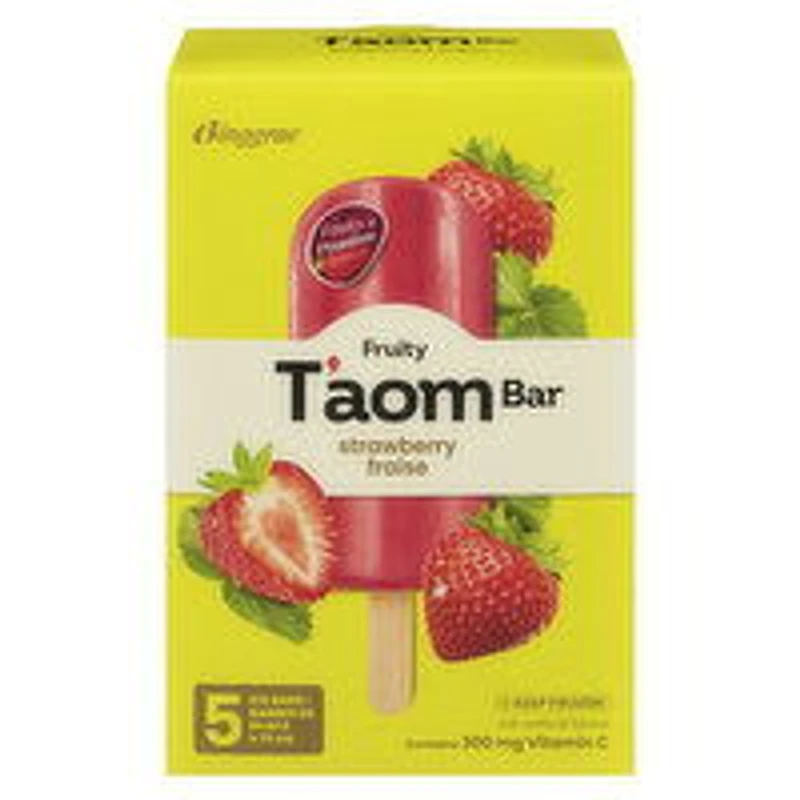 Binggrae - Bnggre T aom Strawberry Bar, 5 Each
