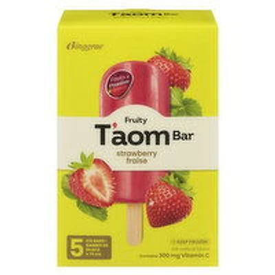 Binggrae - Bnggre T aom Strawberry Bar, 5 Each