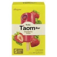 Binggrae - Bnggre T aom Strawberry Bar, 5 Each
