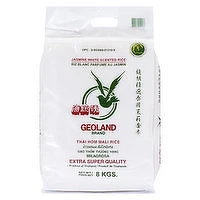 Geoland - Jasmine White Scented Rice, 8 Kilogram