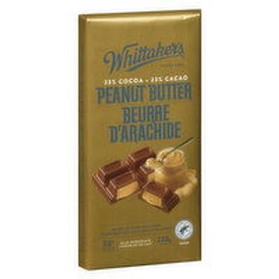 Whittakers - Peanut Butter Milk Chocolate Bar, 220 Gram