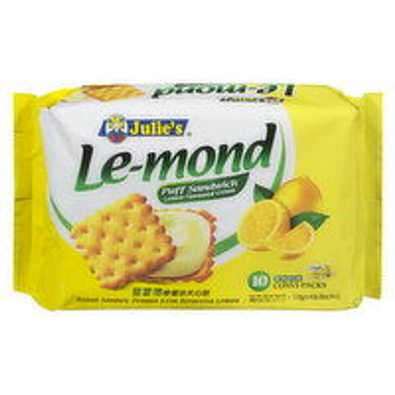 Julies - Lemon Sandwich Biscuits, 170 Gram