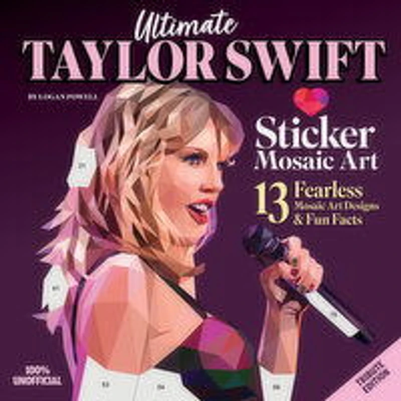 Ultimate Taylor Swift - Sticker Mosaic Art, Tribute Edition, 1 Each