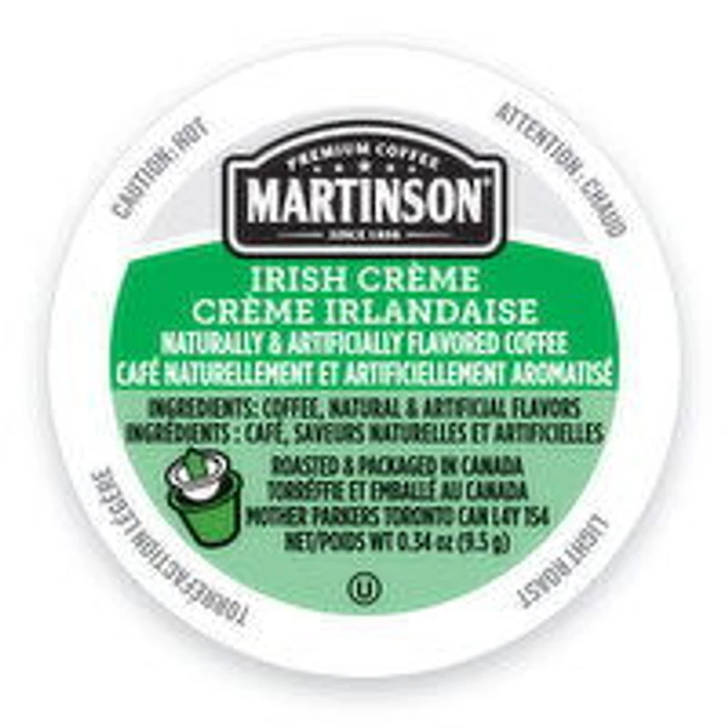 MARTINSON - Coffee Pods, Irish Creme, 1 Each