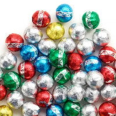Chocolate - Foil Wrapped Balls, Bulk, 100 Gram