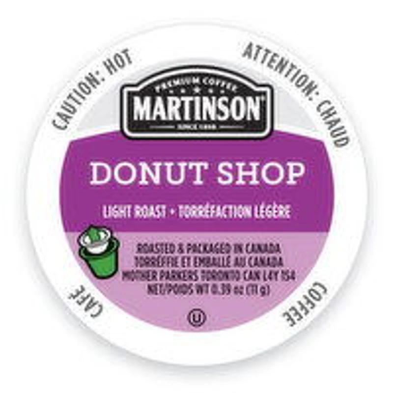 MARTINSON - Coffee Pods, Donut Shop, 1 Each