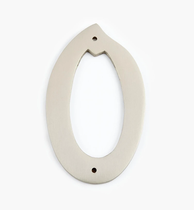 Script Cast Brass House Numbers