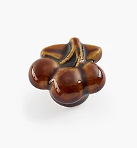 Boutons en céramique à motif de cerise
