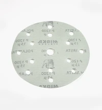 Disques abrasifs autoagrippants à 15 trous Mirka Polarstar, 6 po