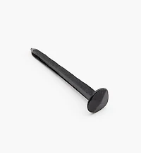 Black Steel Diamond-Head Forged Nails from Clouterie Rivierre