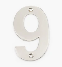 Chiffres de maison en acier inoxydable