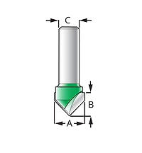 Groove Bits - 90° Angle