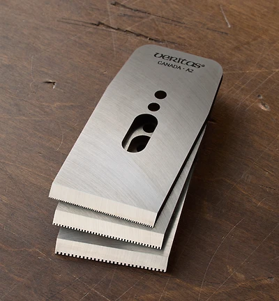 Veritas 2 1/4" Toothed Blades for Bevel-Up Jointer, Smoother & Low-Angle Jack Planes
