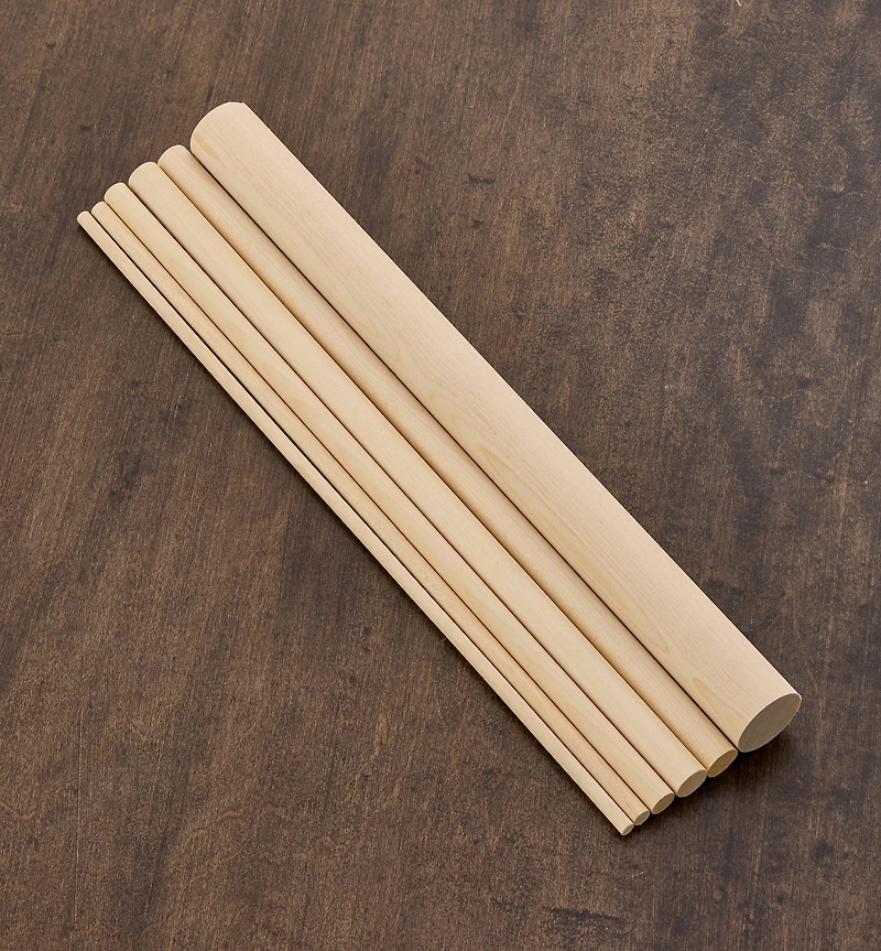 Wooden Dowel Rods