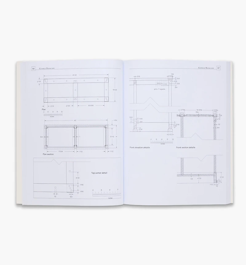 Shop Drawings for Greene & Greene Furniture