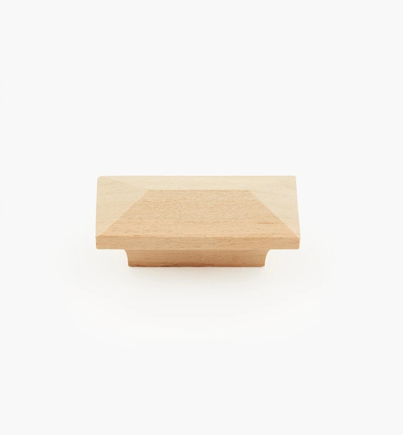 Squared Wood Pyramid Pull